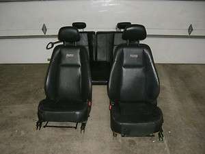 05 06 Cobalt SS Coupe Black Leather Seats Fronts Rears  