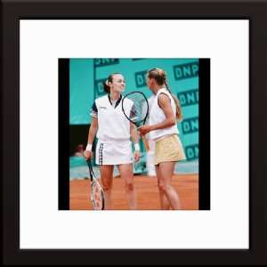  Martina Hingis And Anna Kournikova Custom Framed And 
