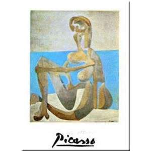 Baigneuse Assise Au Bord De La Mer By Pablo Picasso Highest Quality 