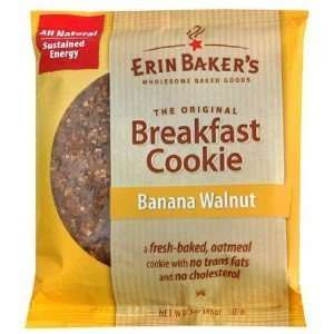Erin Bakers Breakfast Cookies, Banana Walnut, 3 Ounce Individually 