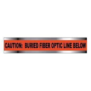 Detectable Underground Warning Tape   Caution Buried Fiber Optic Line 