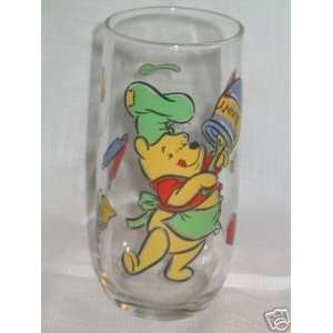   Winnie Pooh Disney Glass Anchor Hocking Hunny Pot 