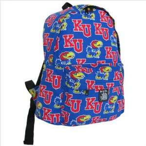  University of Kansas Backpack KU Jayhawks Logo Bag SMALLER 