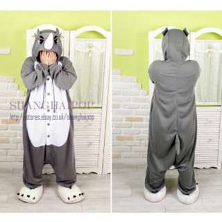   Costume Children Hoody Fancy Dress Adult Animal Outfit Suit  
