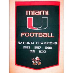  University of Miami Hurricanes College Football Dynasty 