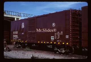 Original Slide Freight NdeM Nacionales de Mexico Fresh Paint 40Box 