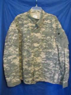US ARMY JACKET Coat Combat Uniform ACU CAMO L L Long  