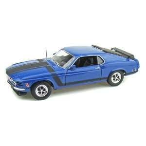  1970 Ford Mustang Boss 302 1/18 Blue Toys & Games