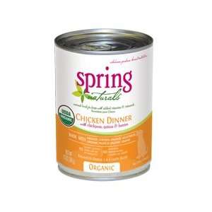  Spring Naturals Organic Canned Dog Chicken Dinner   13 oz 