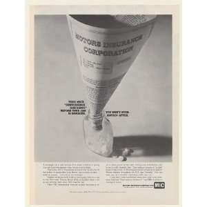 1968 MIC Motors Insurance Corp Convenience Insurance Policy in Aspirin 