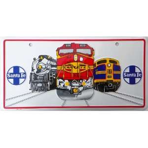  Santa Fe Railroad Train License Plate Automotive
