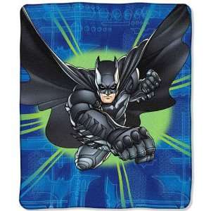  BSS   Batman Fight Knight Fleece Throw (50x60 