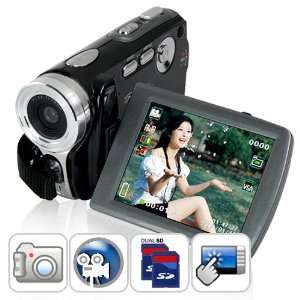  Digital Video Camcorder with Dual SD Card Slots   3 