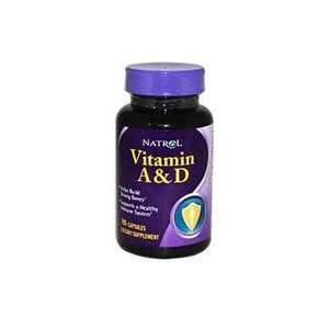  Natrol Vitamin A and D    100 Capsules 