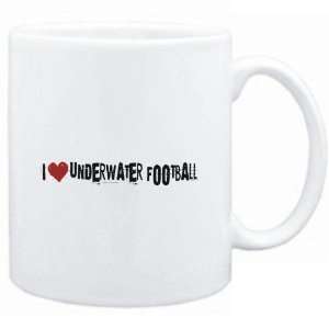 Mug White  Underwater Football I LOVE Underwater Football URBAN STYLE 
