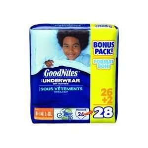  Package Of 12 GoodNites Youth Underpants   Girls, Case of 