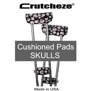  Crutcheze Underarm Crutch Pads 4 Piece Set Skulls Health 