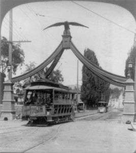 1904 Photo of The Eagle Gate, Salt Lake City, Utah  