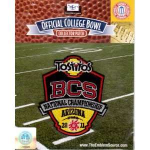   College Bcs 2011 Tostidos Fiesta Bowl Collector Patch Auburn Vs Oregon