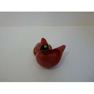  Cardinal Bird Trinket Box Bejeweled 