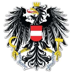 Austria Austrian Bundesadler Coat of Arms sticker 5x6