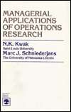 Managerial Applications of Operations Research, (0819122289), N. K 
