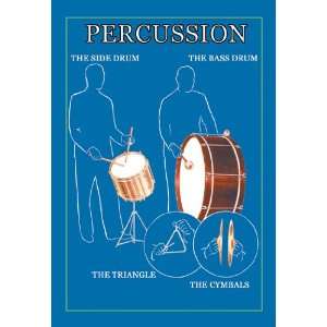  Percussion 12X18 Art Paper with Black Frame