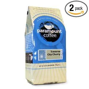 Paramount Coffee Traverse City Cherry, Bean, 12 Ounce (Pack of 2 