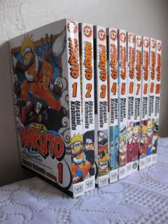 NEW Naruto Manga LOT Volumes 1~10 Series Set  