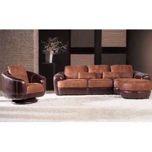 Espresso By cast Pu+brown Easy Rider with Sectional #AD 21130 ls,21130 