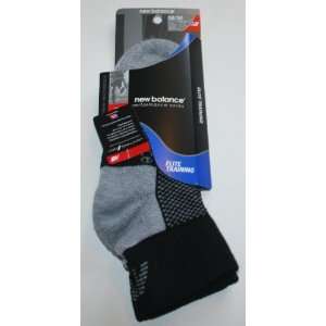   Crew Sock   1 pair   Size Medium   Black/Grey made in USA Sports