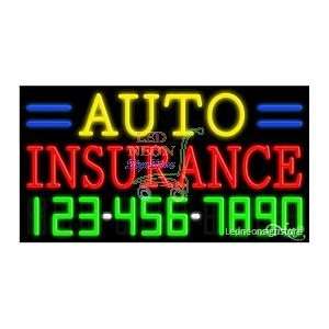  Auto Insurance Neon Sign