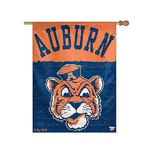  Auburn Tigers Flag   Throwback 27X37 House Flag Banner 