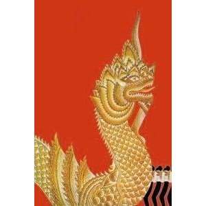  Vintage Art Dragon Temple of Siam   20520 2