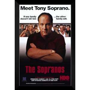  The Sopranos FRAMED 27x40 TV Promo Poster