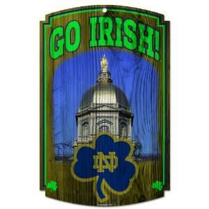  NCAA Notre Dame Fighting Irish Wood Sign Sports 