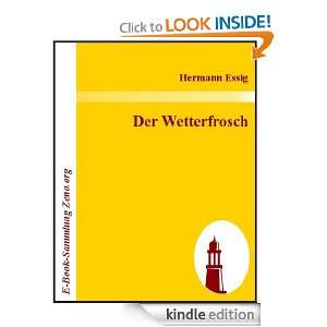 Der Wetterfrosch (German Edition) Hermann Essig  Kindle 