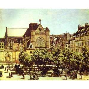  Claude Monet Saint Germain LAuxerrois  Art Reproduction 