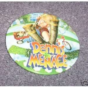  DENNIS THE MENACE PROMOTIONAL MOVIE BUTTON VERY RARE 