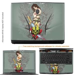  Protective Decal Skin Sticker for Alienware M14X case 