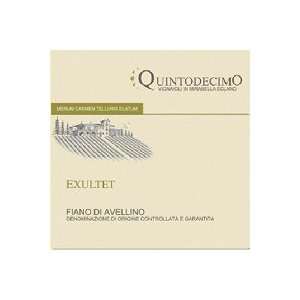  Quintodecimo Fiano Davellino Exultet 2008 750ML Grocery 