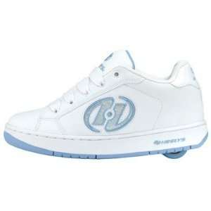 Heelys Glitter 7228 white/lt blue girls heelys shoes  