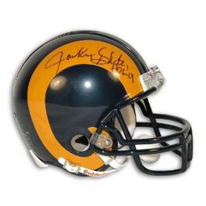 Jackie Slater Autographed Los Angeles Rams Mini Helmet Inscribed HOF 