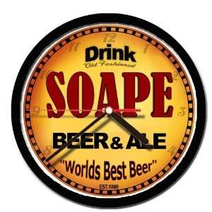  SOAPE beer and ale cerveza wall clock 