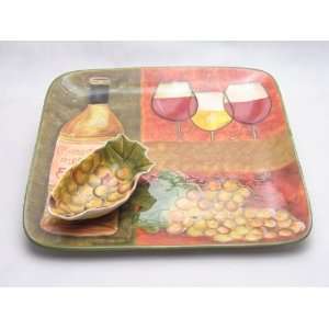   Nappa Valley 2 Piece 16 1/2 Inch Chip and Dip Set