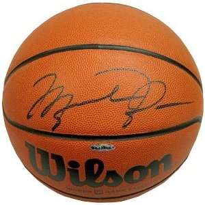  Michael Jordan signed Basketball  Wilson Evolution Game 