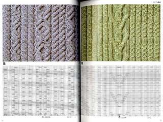 100 Aran Knit Patterns   Japanese Craft Book  