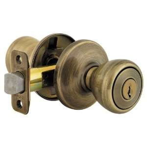 Kwikset 401T 5 Antique Brass Tylo Security Series Tylo Single Cylinder 
