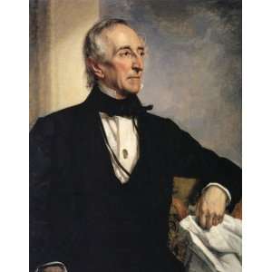  JOHN TYLES 1790 1862 PORTRAIT AMERICAN USA US SMALL 