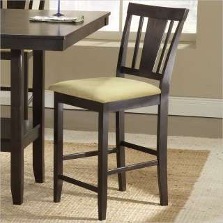 Hillsdale Arcadia Set of 2 Counter Espresso Bar stool 796995976702 